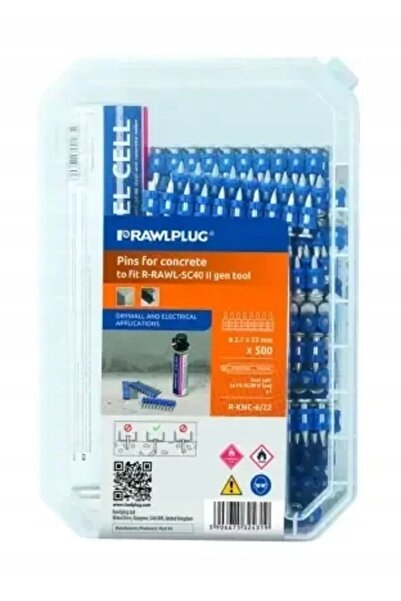 NO BRAND Cuișoare pentru beton RAWLPLUG SC40II 22mm 1000 bucăți, SPG-R-KNC-6/22