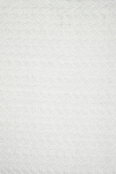 Stof Cuvertură de pat din bumbac cu pufulețe pufoase, alb moale, 25 x 150 cm....