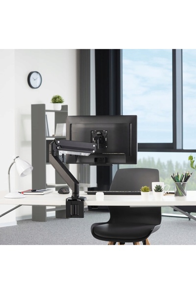 Hama Suport rotativ pentru monitor/TV, cu ridicare pe gaz, pentru birou, 13-3...