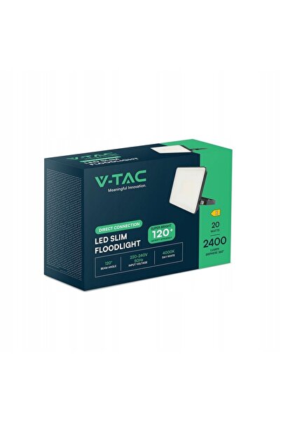 NO BRAND Proiector LED FLUXI M 20W 2400lm 4000K IP65 Negru