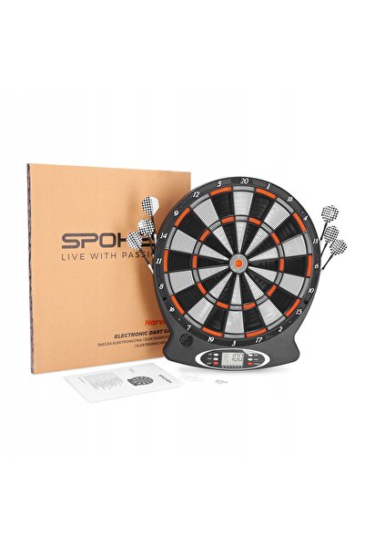 Spokey Placă de darts electronică pentru săgeți, pentru cadou, solidă