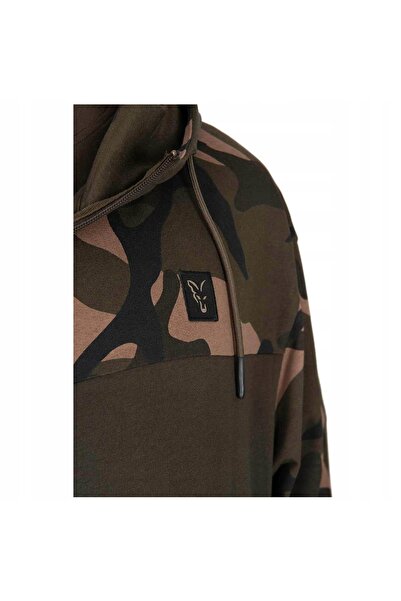 Fox Hanorac cu fermoar și glugă, kaki camuflaj, mărimea M