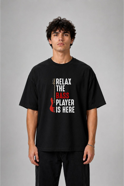 cesita Guitar Guitarist Printed Cotton Black T-Shirt T-Shirt