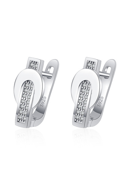 Choice1 silver 925 Silver Earrings 5A Zircon Cute Fashion for Women Sterling-...