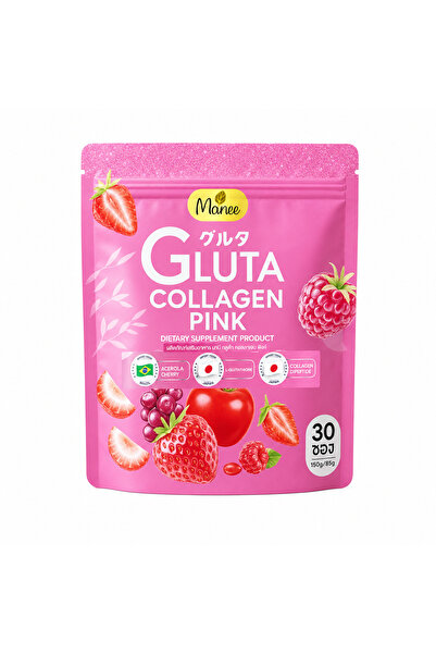 Joji Manee Gluta Collagen Pink Dietary Supplement Powder Drink – 30 Sachets