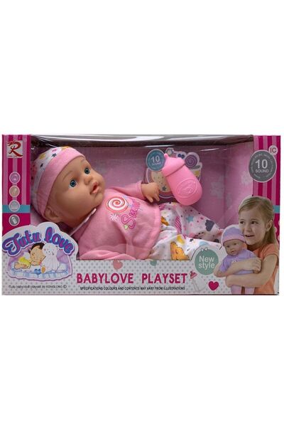 PlayFun Baby Soft 12', Features Baby Sounds Bottle Tutu Love - Toy for Childr...
