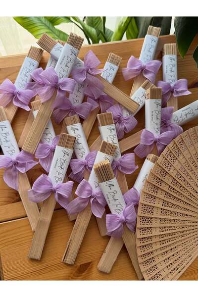 anoragiftstudio Bride Yelpaze Hediyelik Bekarlığa veda hediyeliği 5 Adet