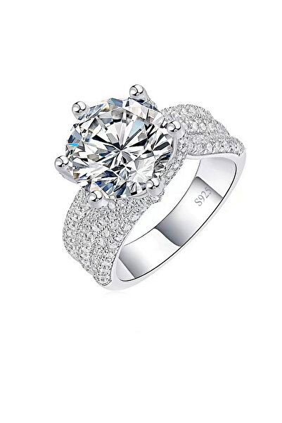 Choice 7 5CT 925 Sterling Silver 5 Carat Moissanite Eternity Ring Fashion Tre...