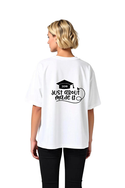PayBuy I Managed to Survive Printed Women's Oversize T-Shirt
