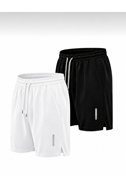 Karatopak 2-Pack Breathable Fabric Fitness Tennis Sports Shorts