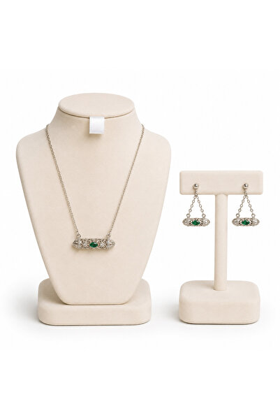 BELLA CİAO Gold-Tone Crystal Jewelry Set – Design 21