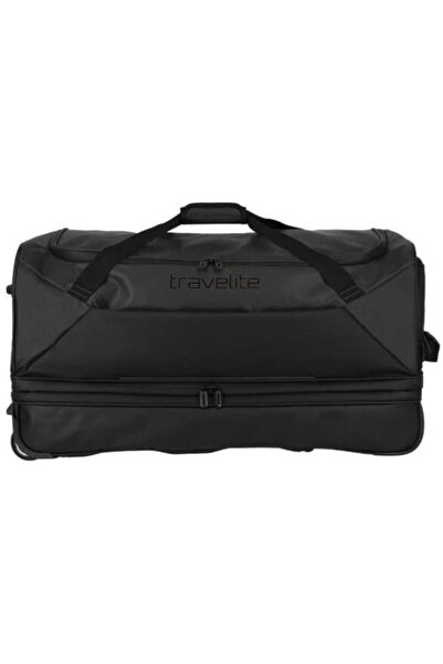 Travelite BASICS Geantă de voiaj extensibilă cu roți, neagră, 70cm