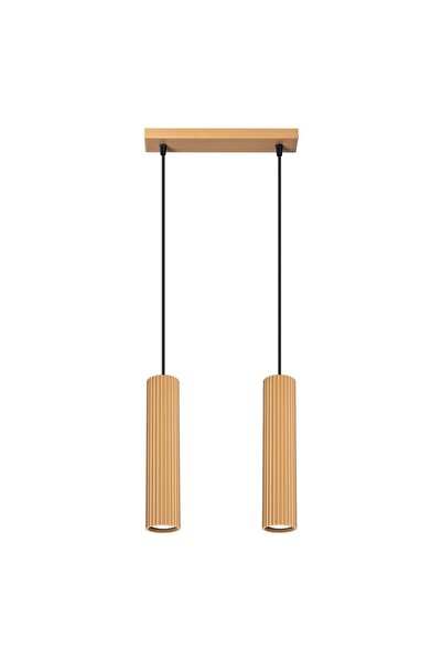 SOLLUX Lampă suspendată KARBON 2 aurie