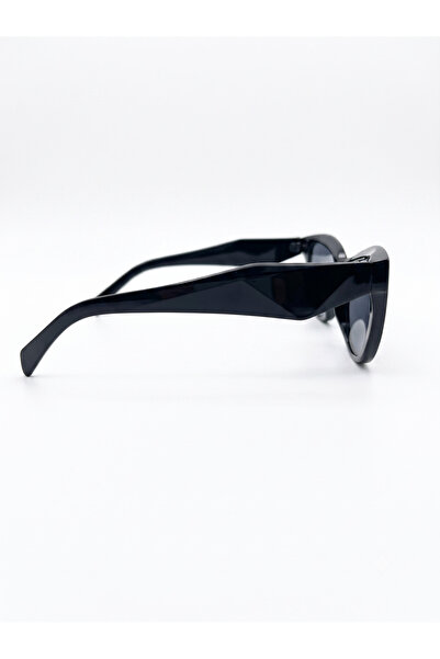 Y-LONDON EXCLUSİVE نظارات شمسية نسائية سوداء بتصميم رائع من نوع Cat Cool بتصميم Uv400