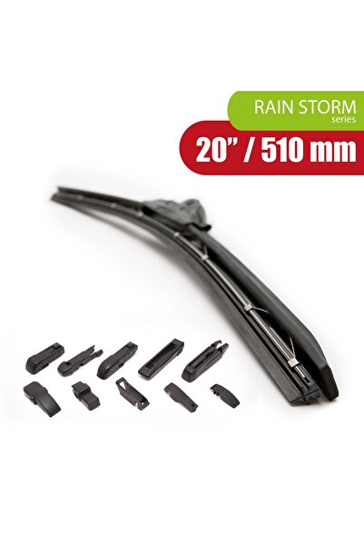 MNC Professional windshield wiper 20 inch, 51 cm, universal, rubber blade, 10...