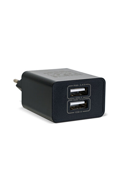 Phenom Priză încărcător USB 5V 2.4A rapidă compactă universală negru adaptor ...
