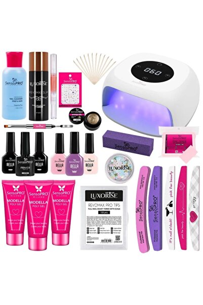 SensoPRO Milano Kit Polygel pentru Unghii Modella Smart Box + Cadouri