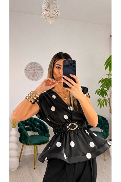 ADAMODA.RO Bluză stil kimono cu curea