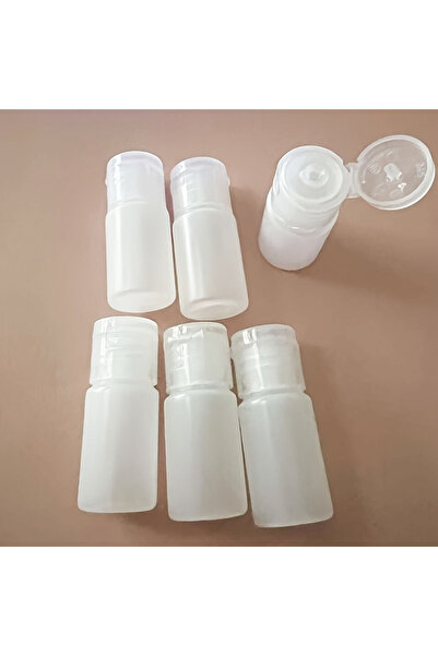 Choice 6pcs 10ml Squeezeable Flip Cap Travel Bottle, Semi-Transparent Plastic...