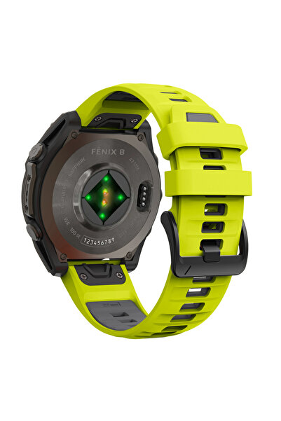Choice17 QuickFit 26mm Green Black 1:1 Fenix8 Watch Band For Fenix 8 Pro 47mm...