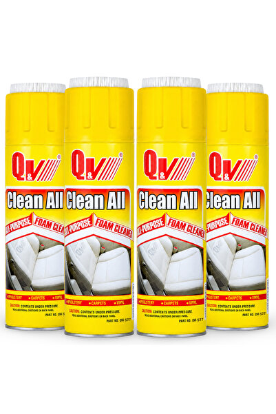 Generic Q&V Combo 4 QV5-577 Clean All Multi-Purpose Foam Cleaner Spray for Ca...