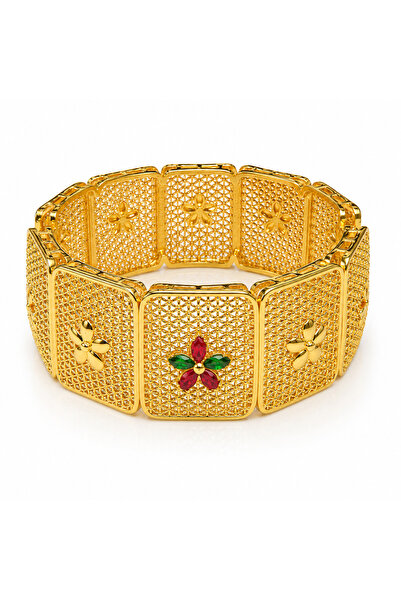 BELLA CİAO Gold-Tone Cuff Bracelet – Design 25