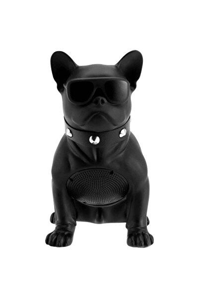 Generic Boxă Bluetooth Bulldog cu Radio FM și USB, Negru, 20cm