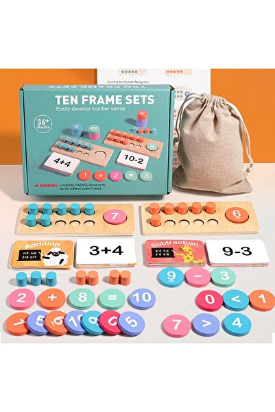 UCARE U care Soofam Montessori Wooden Preschool Toys, Addition and Subtractio...