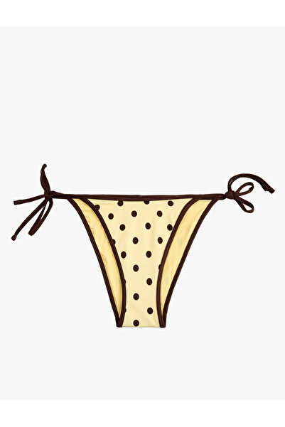 Koton Renk Kontrastlı Puantiyeli Bikini Altı