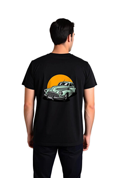 PayBuy Vintage Car Chromed Retro Design Printed Men's T-Shirt