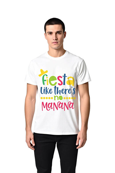 PayBuy Men's Fiesta Printed T-Shirt Colorful Pattern Relaxed Fit Casual Wear ...