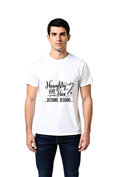 PayBuy Naughty or Nice? Decisions Decisions Printed Men's T-Shirt