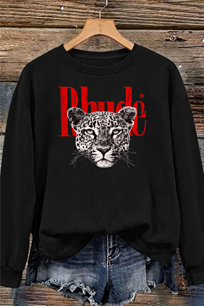 uyguntarz Unisex Printed Crew Neck Sweatshirt