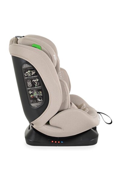 Moni Scaun Auto Forza Beige, ECE R129/04, Poziție Somn, Ham 5 Puncte, HPS, 0-12 Ani, 36 kg