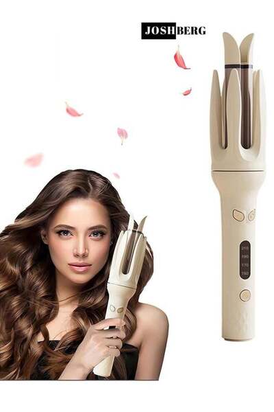JOSHBERG Automatic Curling Iron,Rotating Curling Iron with 4 Temperature & 3 ...