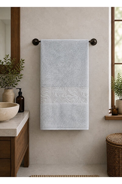 Generic Brand Luna Jakarli Bamboo Bath Towel Gray