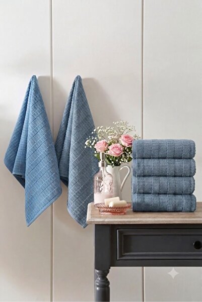 Özdilek Land Towel 6 Pieces 50X80Cm- Indigo