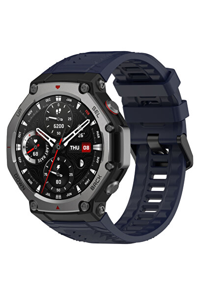 Techsuit Λουράκι ρολογιού (W067) Amazfit T Rex 3 Ναυτικό Μπλε
