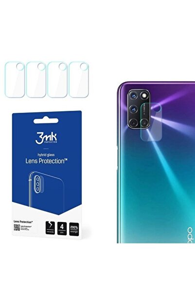 3MK Προστατευτικά φακού κάμερας Oppo A72, 4 τεμάχια