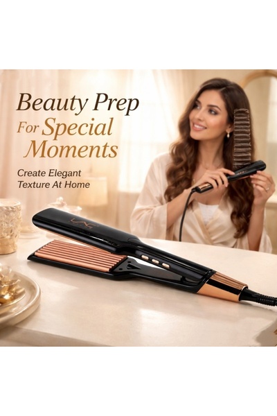 Generic Brand Professional Hair Crimping Iron, Ceramic Hair Crimper for Root ...