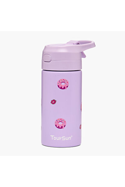 Toursun Printed Water Bottle with Straw - 320 ml