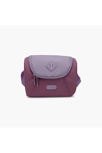 Roco Plain Lunch Bag for Girls 5-8 Yrs with Insulated Compartment