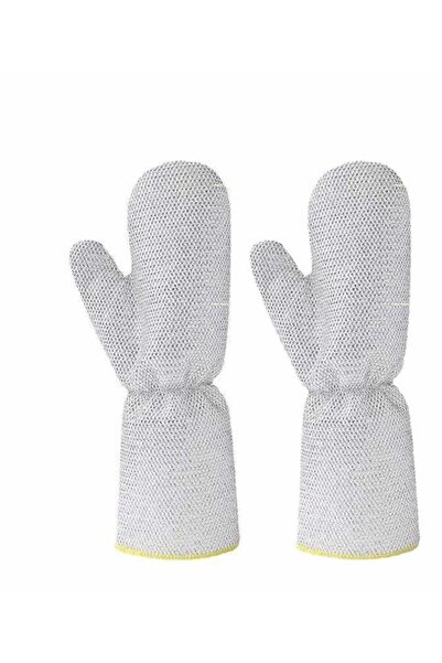 STARSTAR Two-piece wire dishwashing gloves, silver