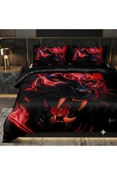 AngelsHome Special Edition Brand Double Size 240*260 cm Satin Cotton Luxury D...