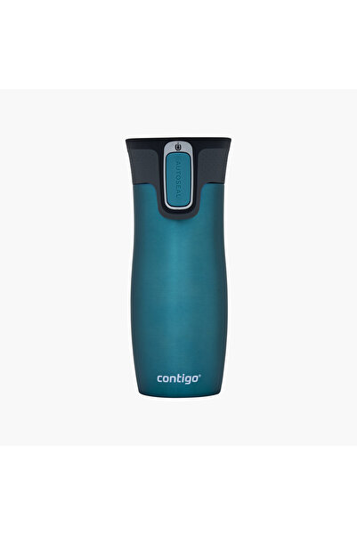 Contigo Plain Stainless Steel Travel Mug with Autoseal Spout and Leak Resista...