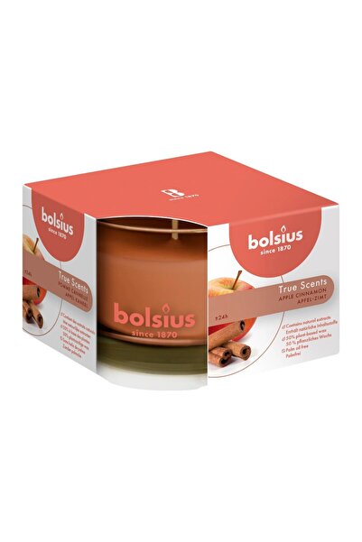 Bolsius Set 2 x Lumanare Parfumata True in Pahar Mediu, Mar si Scortisoara