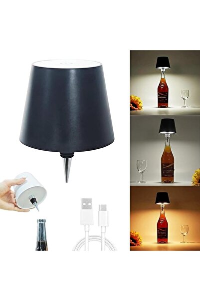 GENERAL Wireless Bottle Lamp, RGB Color Rechargeable Lights For Bars Restaura...