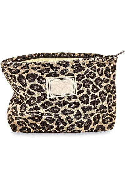 SYOSI Cosmetic Pouch, Large Capacity Canvas Makeup Bag With Zipper for Women ...