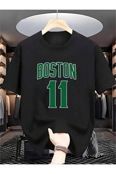 26LIK 2026 Men's Graphic Print Neck T-Shirt, Stylish T-Shirt With Boston Numb...
