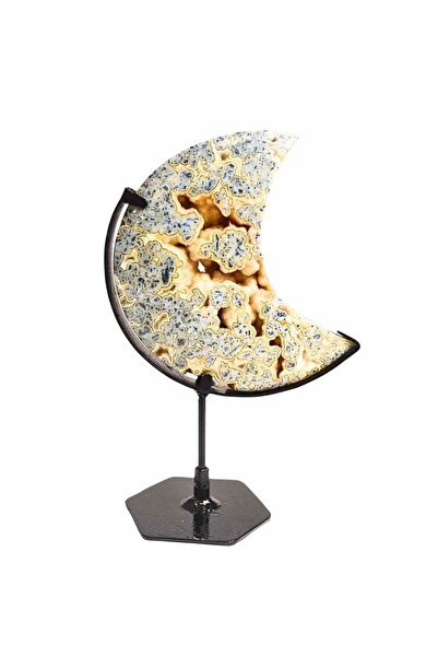 craftmystic Semiluna din Marcasit Indonezian - Sculptata manual, introspectie...